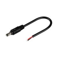 Arlight 032853 Коннектор выводной DC-MONO-2PIN-L150-M (JACK 5.5, LOCK) (Arlight, -)