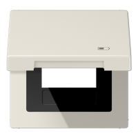 Jung LS 990 BFKL USB Откидная крышка (с возвратной пружиной)