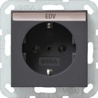 Gira 0457 28 Розетка SCHUKO 16 A 250 В~ с полем для надписи