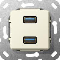 Gira 568401 Вставка USB 3.0 тип A 2-местн.Переходник