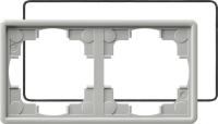 Gira 0252 42 Установочная рамка Gira S-Color с уплотнением Серый