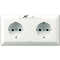 Jung AS 1522 NA WW SCHUKO®-розетка для кабельных каналов 16 A / 250 B ~
