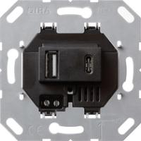 Gira 236900 Вставка для USB-розетки двойн.Тип A / тип C