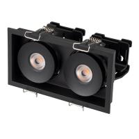 Arlight 026877 Светильник CL-SIMPLE-S148x80-2x9W Day4000 (BK, 45 deg) (Arlight, IP20 Металл, 3 года)