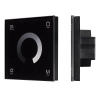 Arlight 034778 Панель SMART-P4-DIM-G-IN Black (12-24V, 4x3A, Sens, 2.4G) (Arlight, IP20 Пластик, 5 лет)