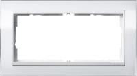 Gira 1002 723 Установочная рамка Gira Event Clear Белый с промежуточной рамкой белого глянцевого цвета