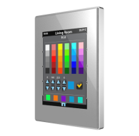 Zennio ZVI-Z41PRO-SC Z41 PRO/Панель KNX, ёмкостной сенсорный TFT экран 4.1 дюймов, IP-порт, цвет: Серебряный