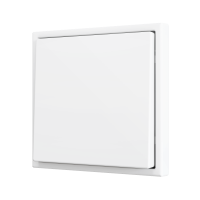 Zennio ZS701PB2MW ZS70, Простая мягкая кнопка для 2 бинарных входов 70x70 мм – Матовый белый