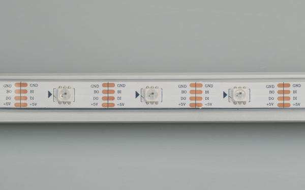 Оборудование Arlight 022570 Светодиодная лента SPI-5000P-RAM 5V RGB (5060, 150 LED x1, 2813) (ARL, Закрытый, IP66) по выгодной цене. Купить в Москве со скидкой.