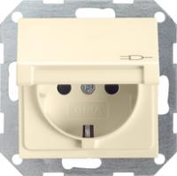 Gira 0454 01 РозеткиРозетка SCHUKO 16 A 250 В~ с откидной крышкой