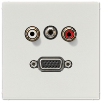 Jung MA LS 1072 LG Аудио «Тюльпан» (Cinch/RCA) / Стереоразъем (TRS 3,5 мм) / VGA