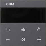 Gira 5393 28 Термостат помещения Display System 3000