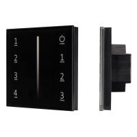 Arlight 028112 Панель SMART-P34-DIM-IN Black (230V, 0-10V, Sens, 2.4G) (Arlight, IP20 Пластик, 5 лет)