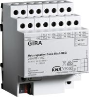 Gira 211400 Исполнительное устройство отопления KNX, 6-канал., Basic