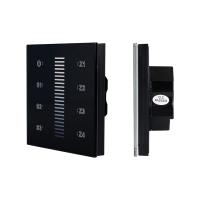 Arlight 019574 Панель Sens SR-2830A-RF-IN Black (220V,DIM,4 зоны) (Arlight, IP20 Пластик, 3 года)