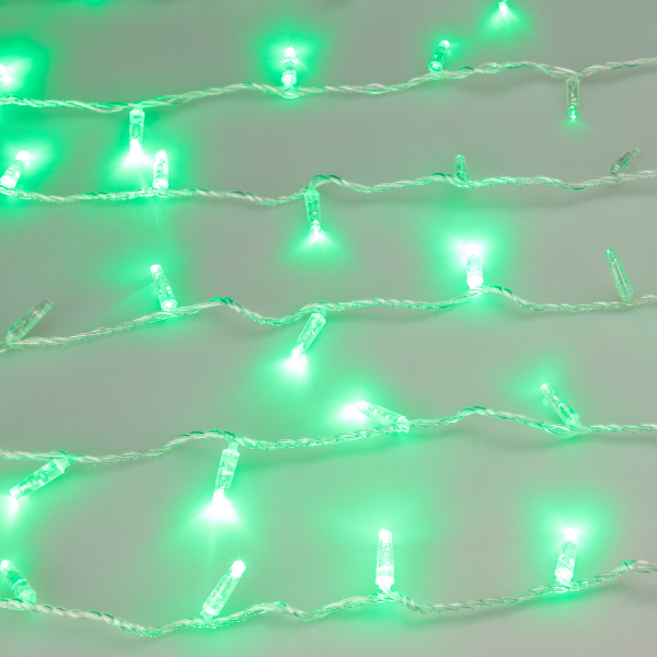 Оборудование Arlight 031640 Светодиодная гирлянда ARD-STRING-CLASSIC-1000-CLEAR-100LED-PULSE Green (230V, 7W) (ARDCL, IP65) по выгодной цене. Купить в Москве со скидкой.