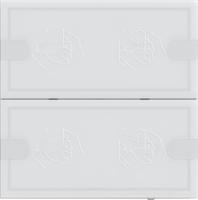 Gira 5002003 Сенсорный выключатель 4 KNX Komfort, 2-клавишн.
