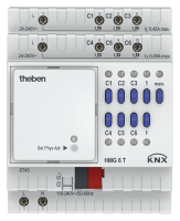 Theben 4930240 6-ти канальный актуатор отопления. Линейка MIX2 HMG 6 T KNX