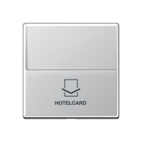 Jung A 590 CARD AL Накладка карточного выключателя (без механизма)