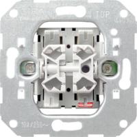 Gira 010500 Вставка клавишного выключателя 10 AX 250 В~Двухканальный выключатель