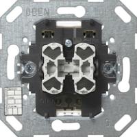 Gira 018500 Вставка кнопочного шинного соединителя KNX, 2-клавишн., с 2-точечным управлением