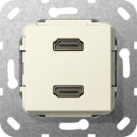 Gira 567101 Вставка HDMI 2-местн.Переходник