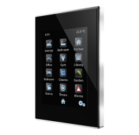Zennio ZVI-Z41PRO-AC Z41 PRO/Панель KNX, ёмкостной сенсорный TFT экран 4.1 дюймов, IP-порт, цвет: Чёрный