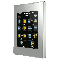 Zennio LITE/Панель KNX, ёмкостной сенсорный TFT экран 4.1 дюймов, цвет: Серебряный ZVI-Z41LIT-S