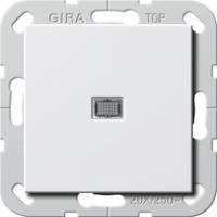 Gira 283403 Клавишный выключатель британский стандарт (BS EN 60669-1) 20 AX 250 В~ с клавишей и контрольной лампочкойВыключатель 2-пол.