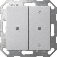 Gira 517526 Кнопочный выключатель KNX, клавиша двойн., без надписи / с символами стрелок