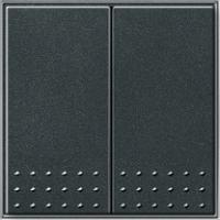 Gira 012567 Кнопочный выключатель 10 AX 250 В~ с клавишей двойнойДвухканальный выключатель