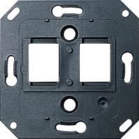 Gira 0191 00 Опорное кольцо системы Modular Jack, 2-местн., для размещения гнезд Modular Jack AMP/Radiall