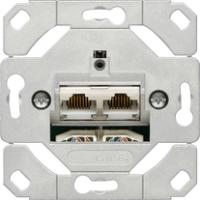 Gira 245200 Вставка коммутационной розетки подключения к сети кат.6A, 2-местн.Технология обжима со смещением изоляции