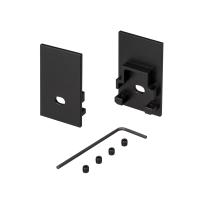 Arlight 031737 Заглушка SL-COMFORT-2542 BLACK c отверстием (Arlight, Металл)