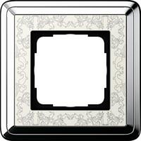 Gira 0211 683 Установочная рамка Gira ClassiX Art Хром-кремовый