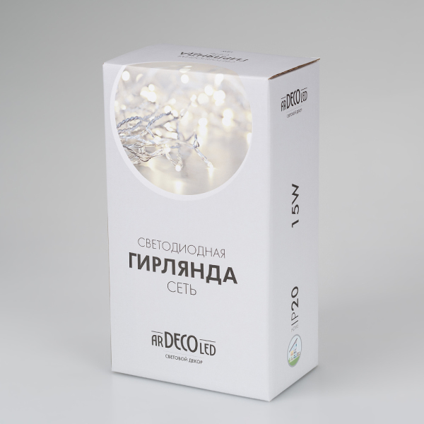 Оборудование Arlight 024678 Светодиодная гирлянда ARD-NETLIGHT-HOME-1800x1500-CLEAR-180LED RGB (230V, 15W) (ARDCL, IP20) по выгодной цене. Купить в Москве со скидкой.