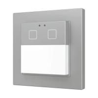 Zennio ZPDW2V2S Presentia W2 v2. Датчик движения KNX для настенного монтажа — 2 кнопки — серебристый