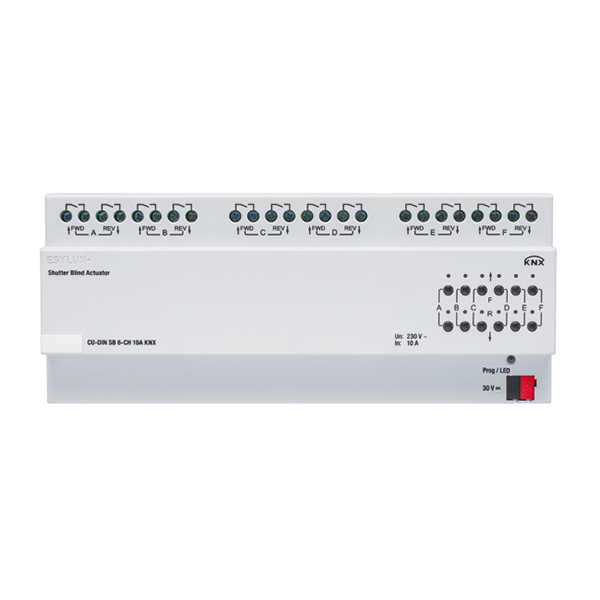 Оборудование Esylux EC10430367 Исполнительные элементы CU-DIN SB 6-CH 10A KNX по выгодной цене. Купить в Москве со скидкой.