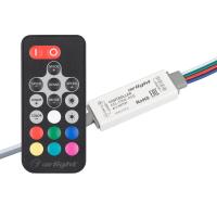 Arlight 027197 Контроллер ARL-FINE-RGB Black (5-24V, 3x2A, RF ПДУ 18кн) (Arlight, IP20 Пластик, 1 год)
