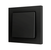 Zennio ZS551PB1A Кнопочный выключатель ZS55 для подключения к 1 бинарному входу, 1-клавишный