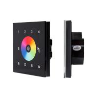 Arlight 018069 Панель Sens SR-2820AC-RF-IN Black (220V, RGBW, 4 зоны) (Arlight, IP20 Пластик, 3 года)
