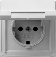 Gira 0454 65 Розетка SCHUKO 16 A 250 В~ с откидной крышкой