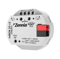 Zennio Модуль дискретных выходов KNX InBOX 20 v2 ZIOIB20V2