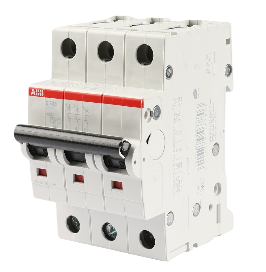 Большой склад автоматов ABB в Москве