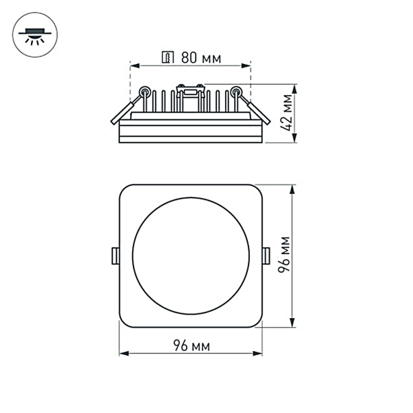 Оборудование Arlight 017635(1) Светодиодная панель LTD-96x96SOL-10W Warm White 3000K (ARL, IP44 Пластик, 3 года) по выгодной цене. Купить в Москве со скидкой.