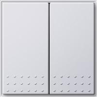 Gira 012566 Кнопочный выключатель 10 AX 250 В~ с клавишей двойнойДвухканальный выключатель