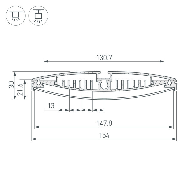 Оборудование Arlight 014537 Профиль MULTI A-2000 ANOD (ARL, Алюминий) по выгодной цене. Купить в Москве со скидкой.