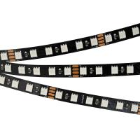 Arlight 021759 Светодиодная лента RT 2-5000 24V RGB 3X (5060, 420 LED, BLACK) (Arlight, 21 Вт/м, IP20)