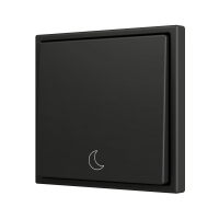 Zennio ZS701PB1AC ZS70, Простая мягкая кнопка для 1 бинарного входа 70x70 мм – Антрацит – На заказ, Минимум 100 единиц на дизайн