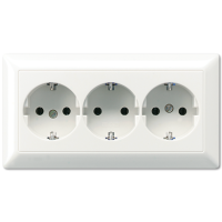 Jung AS 523 BF WW SCHUKO®-розетка для кабельных каналов 16 A / 250 B ~